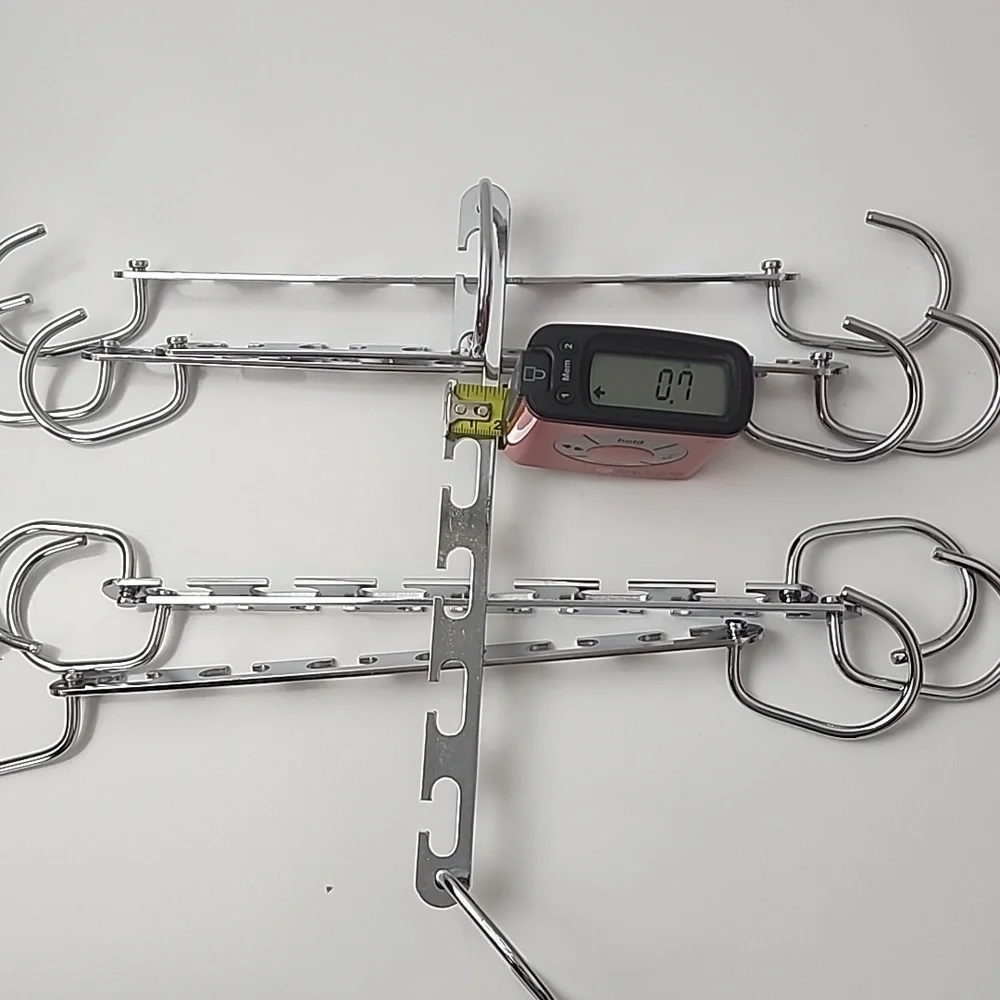 Metal Multiport Space Saving Hangers 7 Hangers Unbranded Silver